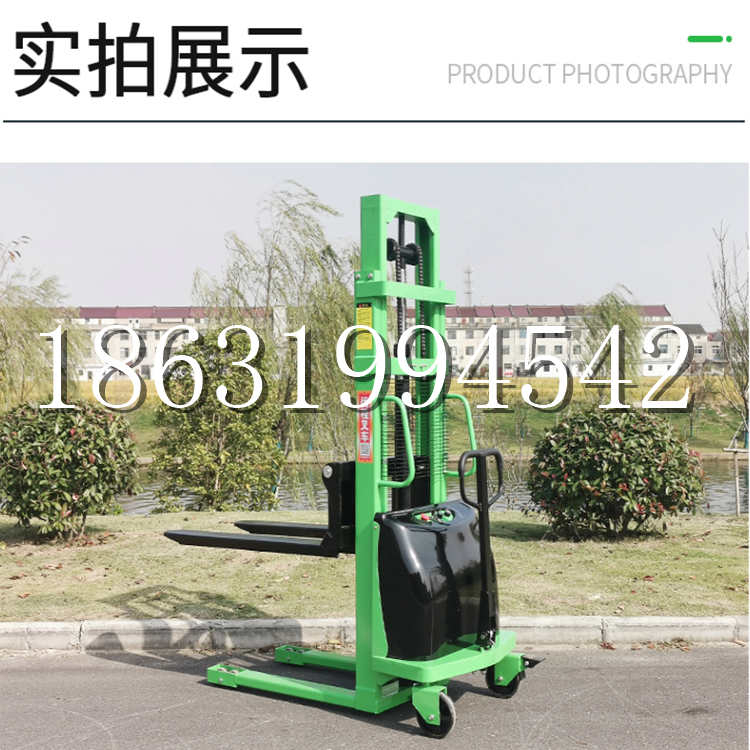 天等县电动叉车堆高车液压铲车电瓶1吨2吨站驾步行式小型全自动叉车